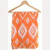 India Scarves Women's Viscose Orange White Multi colour soft fancy Stole Set of 3 size 67X203