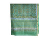 Handmade Kota Silk Cotton Green Silver Dupatta Size 55X185 Cm
