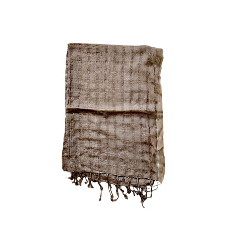Stripe Grey color  Rayon Scarf