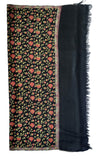 Black Jall Original Pashmina with Hand Embroidery